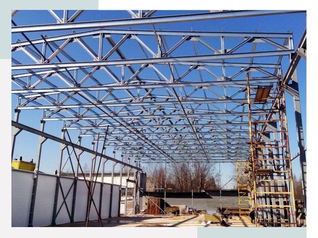 Строительство цехов в Тверь от 652 руб. под ключ