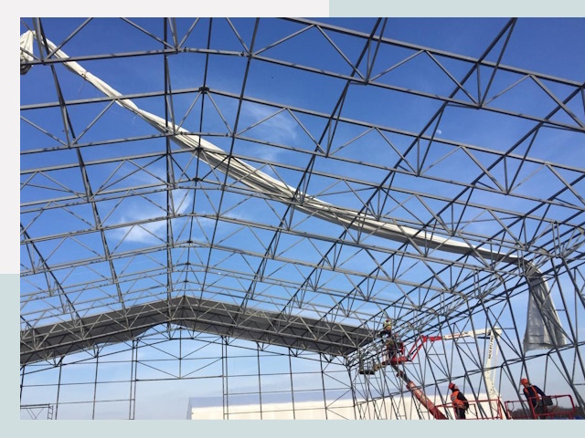 Шатровые ангары от 652 руб. в Твери и Тверской области