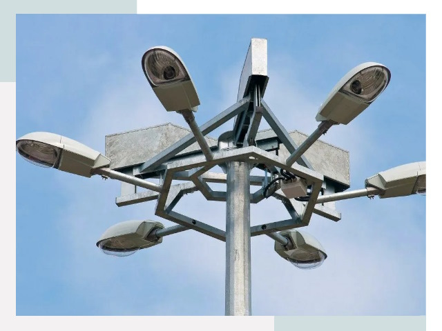 Монтаж осветительных мачт в Твери